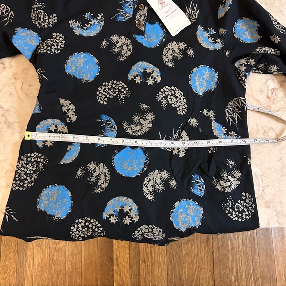 NWT CUPCAKE International Tunic Top Small Black Cotton - Picture 7 of 12